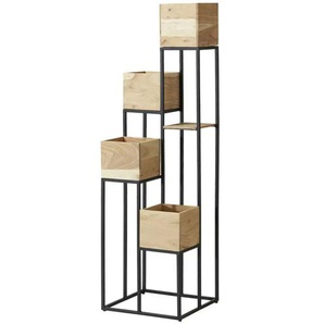 Blumenständer - holzfarben - Materialmix - 43 cm - 150 cm - cm 43,0 | Möbel Kraft