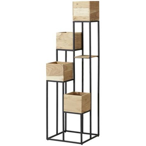 Blumenständer  Rack ¦ holzfarben ¦ Maße (cm): B: 43 H: 150 T: 43