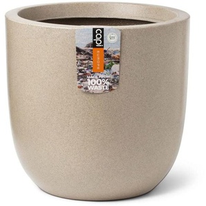Blumentopf Waste Smooth 35x34 cm Terrazzo Beige Capi