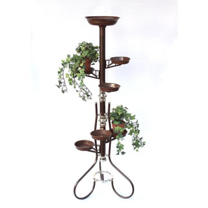 Blumentreppe Metall 126 cm Blumenständer Art.5 Blumenregal Blumensäule Pflanzenständer Pflanzentreppe