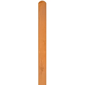 BM MASSIVHOLZ Zaunpfosten EA5Y-F1X 2 190 cm Höhe braun (kirschbaumfarben) Zaunpfosten