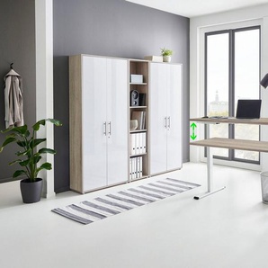 BMG Möbel Büromöbel-Set Tabor, (Set, 5-tlg), mit elektrisch höhenverstellbarem Schreibtisch