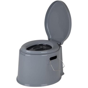 Bo-Camp Tragbare Toilette 7 L Grau