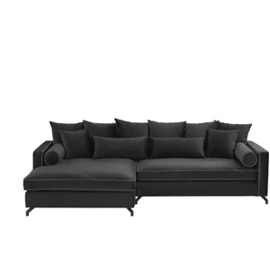bobb Big Sofa  Chilly - schwarz - Materialmix - 290 cm - 88 cm - 192 cm | Möbel Kraft