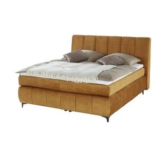 bobb Boxbett - gelb - Materialmix - 193 cm - 123 cm | Möbel Kraft