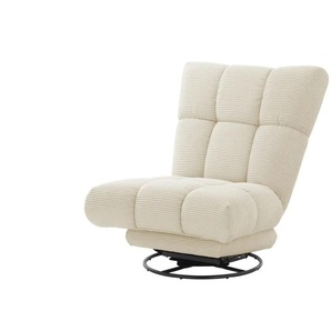 bobb Dreh-Schaukelsessel  Chessie ¦ beige ¦ Maße (cm): B: 86 H: 105 T: 98.0