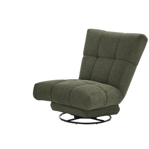 bobb Dreh-Schaukelsessel Chessie - grün - Materialmix - 86 cm - 105 cm - cm 98,0 | Möbel Kraft