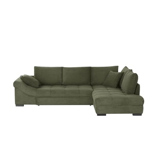 bobb Ecksofa  Allegro ¦ grün ¦ Maße (cm): B: 303 H: 92 T: 202.0