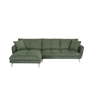bobb Ecksofa  Arianna ¦ grün ¦ Maße (cm): B: 300 H: 90 T: 196.0