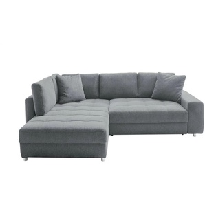 bobb Ecksofa Arissa de Luxe ¦ grau ¦ Maße (cm): B: 265 H: 84 T: 215.0
