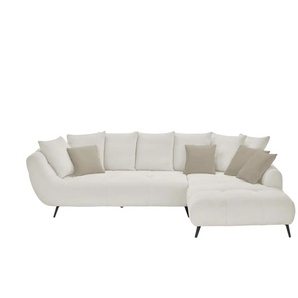 bobb Ecksofa Bellani III - creme - Materialmix - 318 cm - 90 cm - cm 218,0 | Möbel Kraft