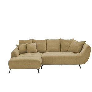 bobb Ecksofa  Bellani III ¦ gelb ¦ Maße (cm): B: 279 H: 98 T: 192.0