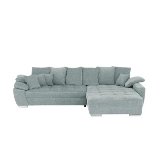 bobb Ecksofa  Farina ¦ blau ¦ Maße (cm): B: 323 H: 92 T: 222.0