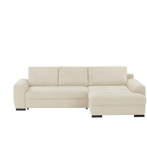 bobb Ecksofa in kuscheligem Cordstoff Soumia ¦ creme ¦ Maße (cm): B: 283 H: 91 T: 181.0