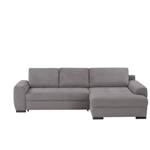 bobb Ecksofa in kuscheligem Cordstoff Soumia ¦ grau ¦ Maße (cm): B: 283 H: 91 T: 181.0