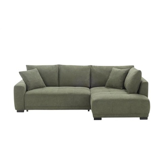 bobb Ecksofa  Kerrin II ¦ grün ¦ Maße (cm): B: 274 H: 86 T: 181.0