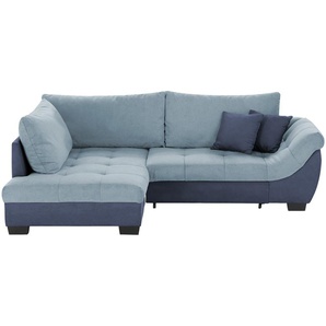 bobb Ecksofa  Krissy ¦ blau ¦ Maße (cm): B: 251 H: 88 T: 190.0