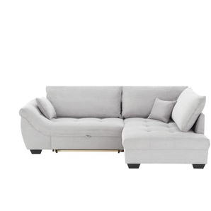 bobb Ecksofa  Krissy ¦ grau ¦ Maße (cm): B: 251 H: 88 T: 190