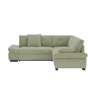 bobb Ecksofa Lindsay | grün | 255 cm | 91 cm | cm 225,0 |