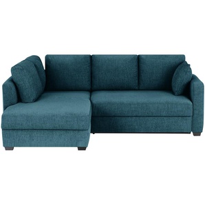 bobb Ecksofa  Lisa de Luxe ¦ türkis/petrol ¦ Maße (cm): B: 235 H: 90 T: 184.0