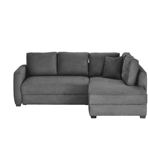 bobb Ecksofa mit Boxspringpolsterung  Lisa de Luxe ¦ grau ¦ Maße (cm): B: 235 H: 90 T: 184.0
