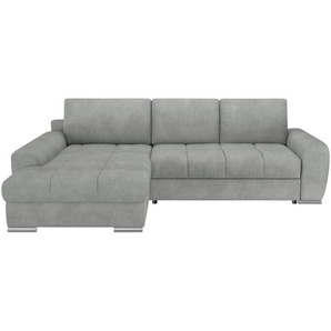 bobb Ecksofa mit Funktion   Soumia ¦ grau ¦ Maße (cm): B: 283 H: 91 T: 181