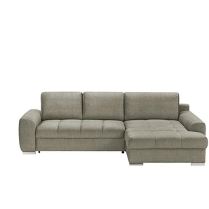 bobb Ecksofa mit Schlaffunktion Soumia ¦ beige ¦ Maße (cm): B: 283 H: 90 T: 181.0