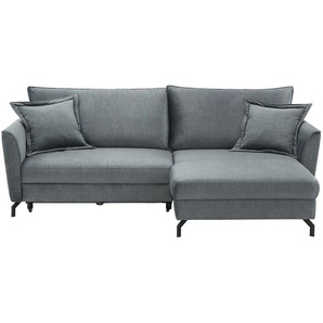 bobb Ecksofa mit Schlaffunktion Yolanda II ¦ türkis/petrol ¦ Maße (cm): B: 257 H: 94 T: 174.0