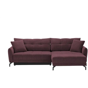 bobb Ecksofa - rot - Materialmix - 284 cm - 91 cm - cm 191,0 | Möbel Kraft