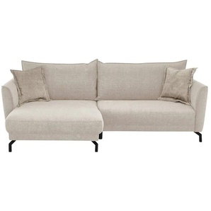 bobb Ecksofa  Yolanda ¦ beige ¦ Maße (cm): B: 257 H: 94 T: 174.0