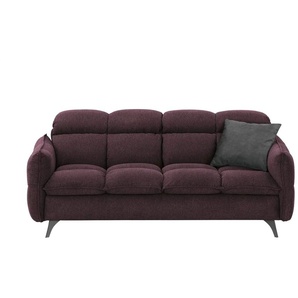 bobb Einzelsofa  Key West ¦ rot ¦ Maße (cm): B: 216 H: 88 T: 123.0