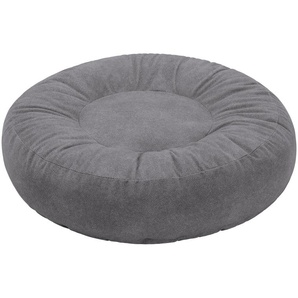 bobb Haustierbett mit pflegeleichtem Bezugsstoff Woozy ¦ grau ¦ Maße (cm): H: 23  Ø: 70