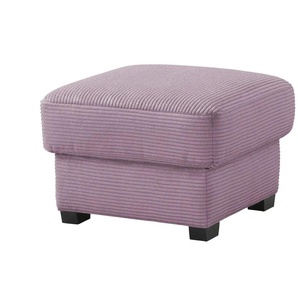 bobb Hocker mit Boxspringpolsterung - lila/violett - Materialmix - 61 cm - 47 cm - cm 61,0 | Möbel Kraft