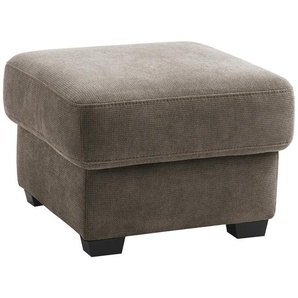 bobb Hocker mit Boxspringpolsterung  Lisa de Luxe ¦ braun ¦ Maße (cm): B: 61 H: 47 T: 61.0