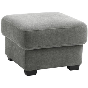 bobb Hocker mit Boxspringpolsterung  Lisa de Luxe ¦ grau ¦ Maße (cm): B: 61 H: 47 T: 61.0