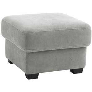 bobb Hocker mit Boxspringpolsterung  Lisa de Luxe ¦ grau ¦ Maße (cm): B: 61 H: 47 T: 61.0
