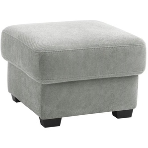 bobb Hocker mit Boxspringpolsterung  Lisa de Luxe ¦ grau ¦ Maße (cm): B: 61 H: 47 T: 61.0