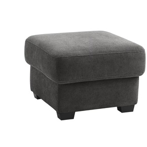 bobb Hocker mit Boxspringpolsterung - schwarz - Materialmix - 61 cm - 47 cm - cm 61,0 | Möbel Kraft