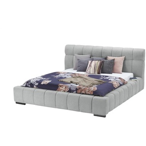 bobb Polsterbett Raffaela - grau - Materialmix - 226 cm - 107 cm | Möbel Kraft