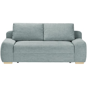 bobb Schlafsofa  Eleny de Luxe II ¦ blau ¦ Maße (cm): B: 210 H: 96 T: 108