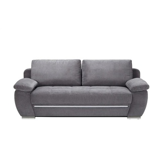 bobb Schlafsofa  Farella LED ¦ grau ¦ Maße (cm): B: 209 H: 88 T: 104.0