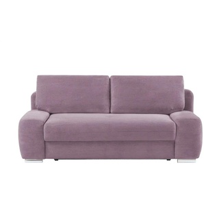 bobb Schlafsofa mit Boxspringpolsterung  Viannie de Luxe ¦ lila/violett ¦ Maße (cm): B: 210 H: 92 T: 108.0