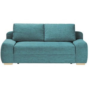 bobb Schlafsofa - türkis/petrol - Materialmix - 210 cm - 96 cm - cm 108,0 | Möbel Kraft