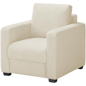 bobb Sessel mit Boxspringpolsterung  Lisa de Luxe - creme - Materialmix - 85 cm - 90 cm - 93 cm | Möbel Kraft