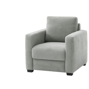 bobb Sessel mit Boxspringpolsterung Lisa de Luxe - grau - Materialmix - 85 cm - 90 cm - cm 93,0 | Möbel Kraft