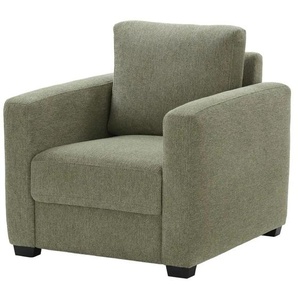 bobb Sessel mit Boxspringpolsterung  Lisa de Luxe ¦ grün ¦ Maße (cm): B: 85 H: 90 T: 93.0