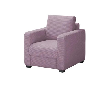 bobb Sessel mit Boxspringpolsterung  Lisa de Luxe ¦ lila/violett ¦ Maße (cm): B: 85 H: 90 T: 93.0