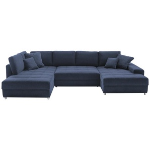 bobb Wohnlandschaft  Arissa de Luxe ¦ blau ¦ Maße (cm): B: 353 H: 84 T: 215.0