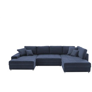 bobb Wohnlandschaft  Arissa de Luxe ¦ blau ¦ Maße (cm): B: 353 H: 84 T: 215.0