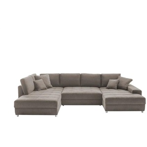 bobb Wohnlandschaft Arissa de Luxe - braun - Materialmix - 353 cm - 84 cm - cm 215,0 | Möbel Kraft